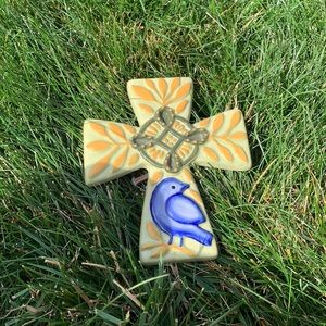 Hanging Bird Cross
